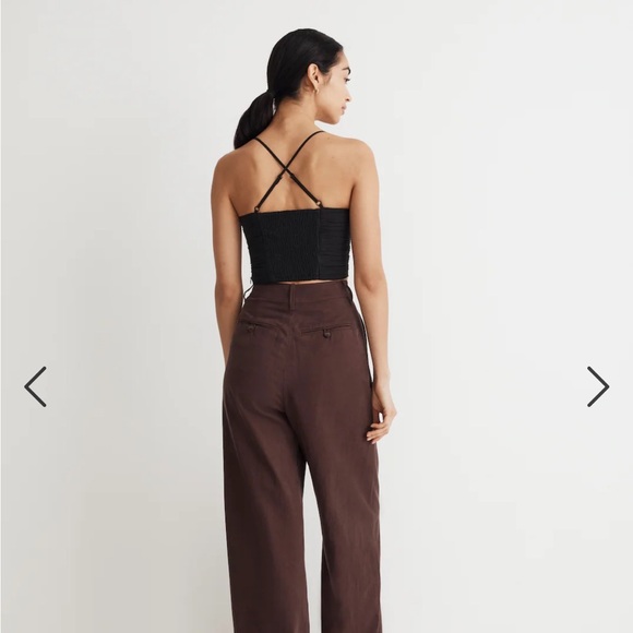 Madewell Harlow Wide Leg Pant Chocolate raisin - Picture 5 of 7